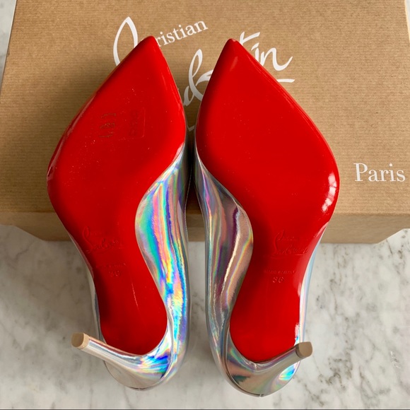 Christian Louboutin Hot Chick Metallic Pumps - Picture 7 of 8